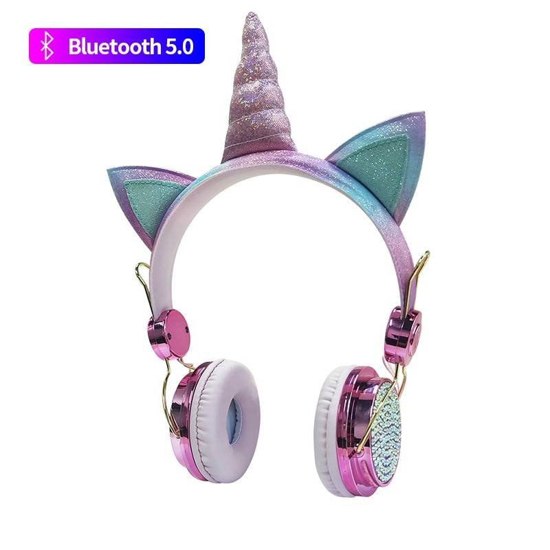 Wireless Bluetooth Unicorn Headphones with Microphone Gadgets & Gifts Headphones