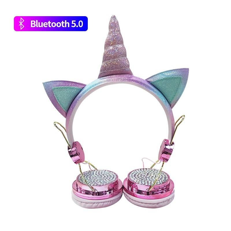 Wireless Bluetooth Unicorn Headphones with Microphone Gadgets & Gifts Headphones