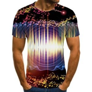 Various 3D Print T-Shirts Exclusive DJ Fashion T-Shirts