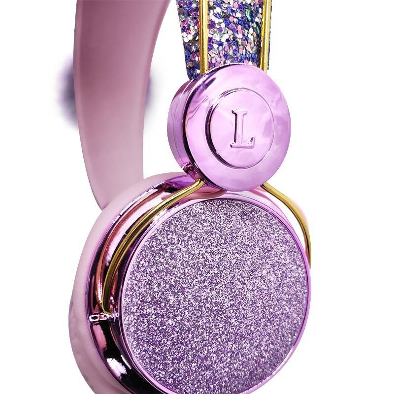 Fluffy Balls Wired Headphone With Microphone Gadgets & Gifts Headphones