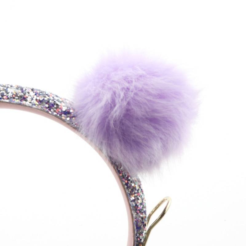 Fluffy Balls Wired Headphone With Microphone Gadgets & Gifts Headphones