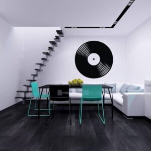 Wall Decal Vinyl Sticker Vinyl Record CD Retro Classical Music House Home Living Room Art Decoration Removable Poster WW-311 Home Decoration Wall Stickers