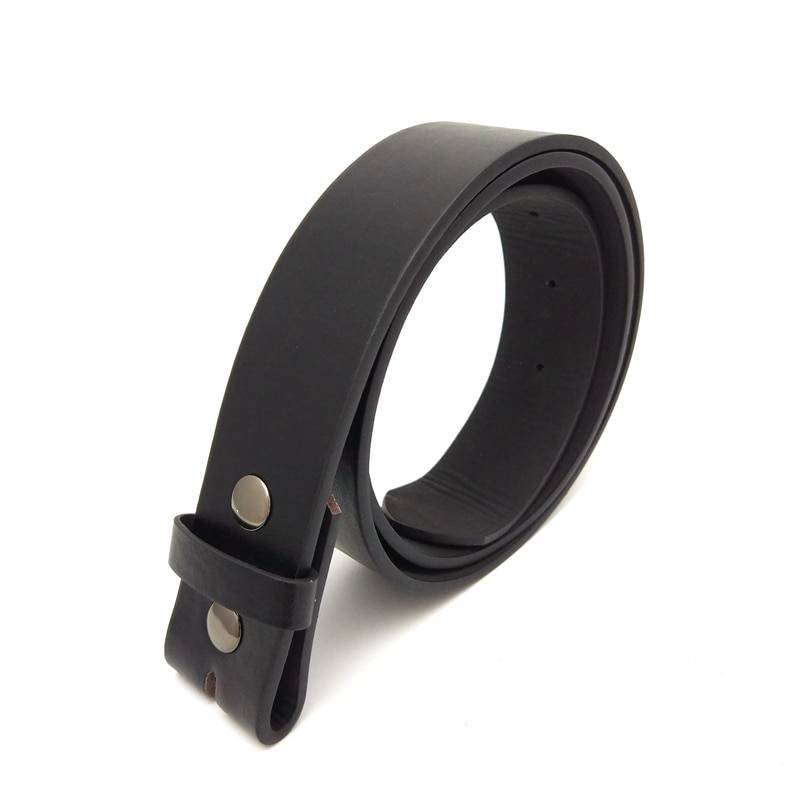 Black PU Leather Belt (without Buckle) Belts & Belt Buckle Jewellery & Watches