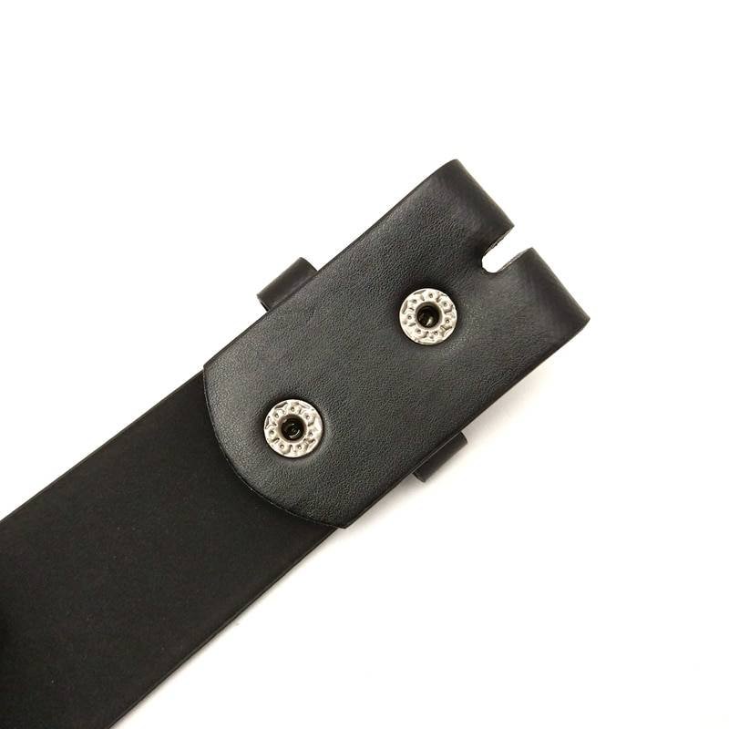 Black PU Leather Belt (without Buckle) Belts & Belt Buckle Jewellery & Watches