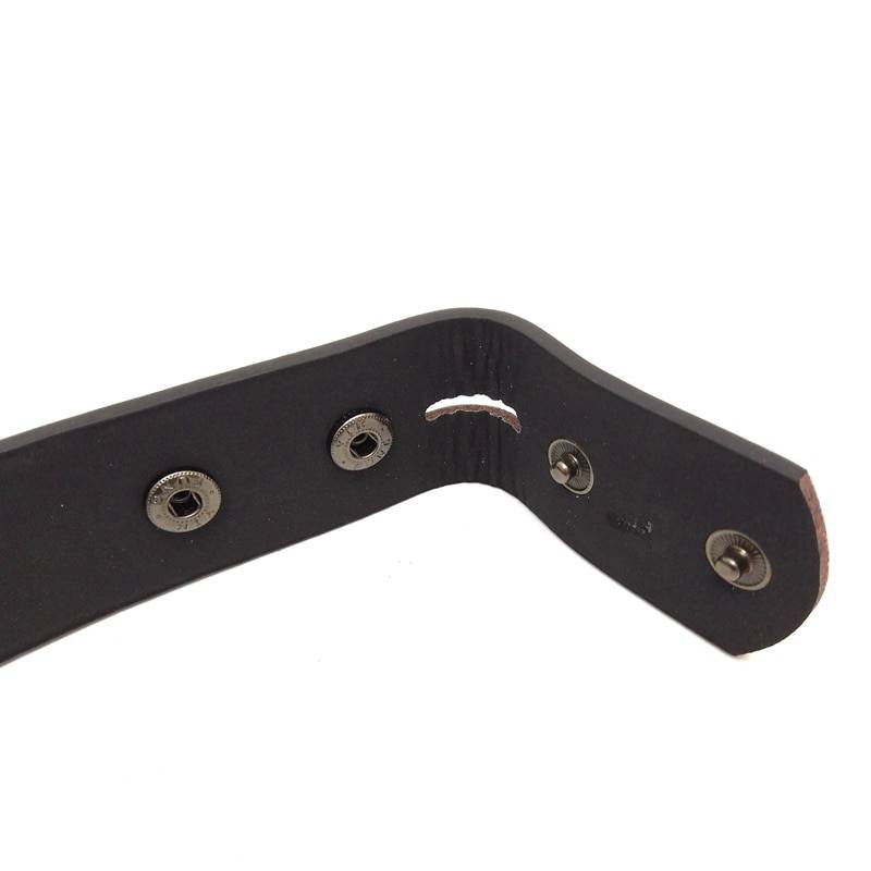 Black PU Leather Belt (without Buckle) Belts & Belt Buckle Jewellery & Watches