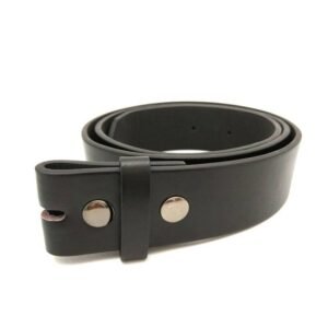 Black PU Leather Belt (without Buckle) Belts & Belt Buckle Jewellery & Watches 