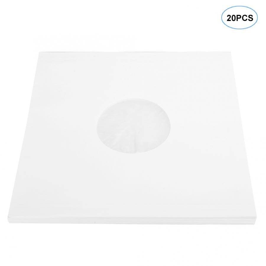 20PCS 12inch paper Vinyl Record Cover Anti-Static CD Player Protective Case with Inner Bag tornamesa para discos de vinilo Record Sleeves DJ Tools