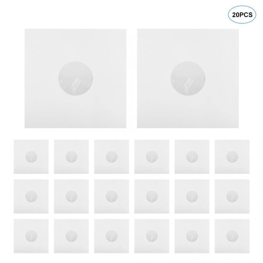 20PCS 12inch paper Vinyl Record Cover Anti-Static CD Player Protective Case with Inner Bag tornamesa para discos de vinilo Record Sleeves DJ Tools