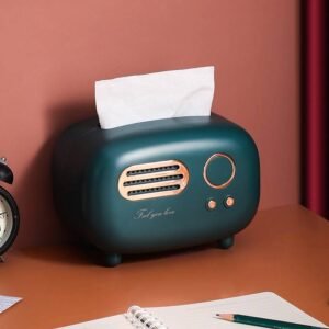 Retro Radio Model Tissue Box Home Decoration Kitchen Accessories