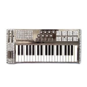 Synthesizer Keyboard with Rhinestones Belt Buckle Belts & Belt Buckle Jewellery & Watches